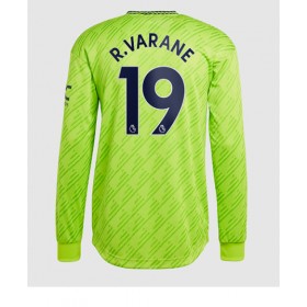 Herren Fußballbekleidung Manchester United Raphael Varane #19 3rd Trikot 2022-23 Langarm